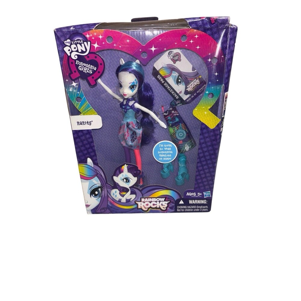 My Little Pony Rarity Equestria Girls Rainbow Rocks Doll *New